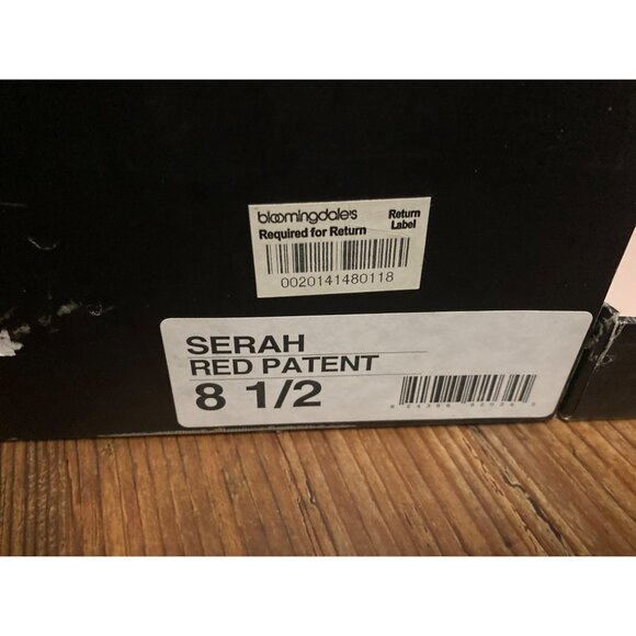 Steven by Steve Madden Red Patent Platform Heels Women’s Size 8.5 - New In Box - Picture 9 of 9